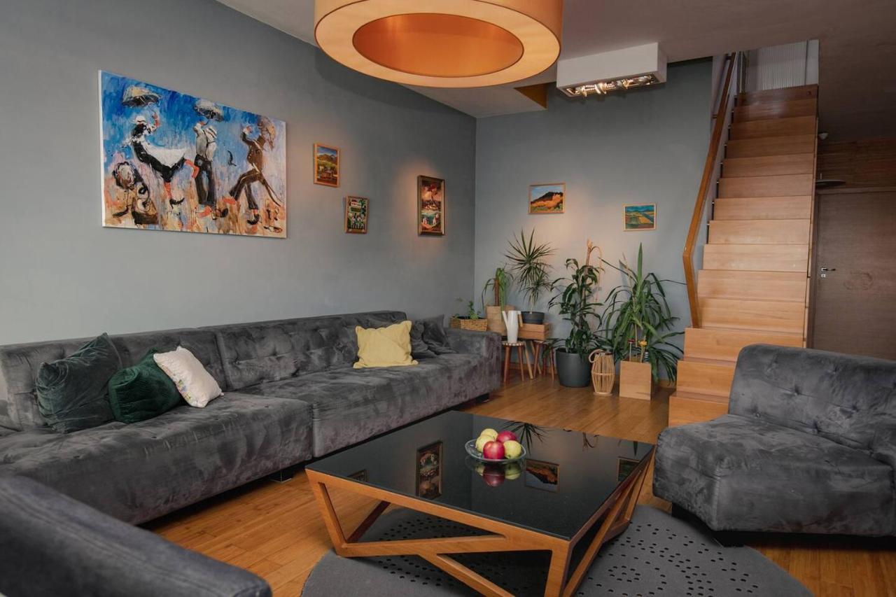 Dwupoziomowy, Rodzinny Apartament. Ochrona, Garaz. Warschau Exterior foto